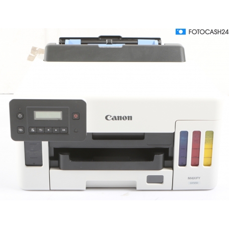 Canon Maxify GX5050 Farb-Tintenstrahl-Drucker Tintentank-System nachfüllbar Duplex WLAN LAN weiß (291456)