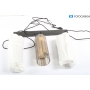Nordlux Miella 3-Rail Pendelleuchte, geripptes Glas, E27, IP20, dimmbar, rauchfarben (2412533047) (291464)