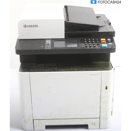 Kyocera Ecosys M5526cdn Farblaser-Multifunktionsgerät Drucker Kopierer Scanner Fax Duplex USB grau (291499)