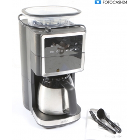 BEEM Kaffeemaschine Fresh-Aroma-Perfect III Thermo, 1000W, mit Mahlwerk, schwarz/Edelstahl (04233) (291514)