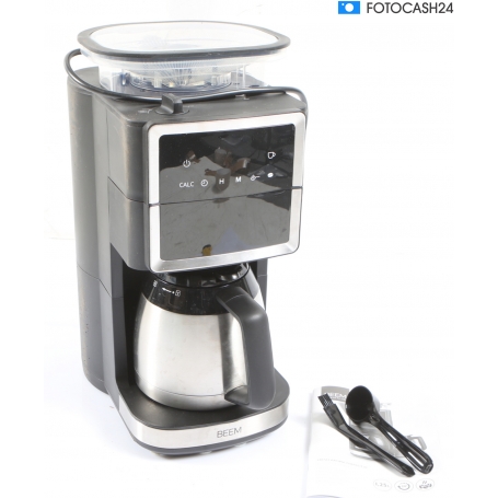 BEEM Kaffeemaschine Fresh-Aroma-Perfect III Thermo, 1000W, mit Mahlwerk, schwarz/Edelstahl (04233) (291514)