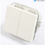 Berker 85122200 Universal-Schalteinsatz, 2fach, 2-Draht (291520)