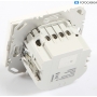 Berker 85122200 Universal-Schalteinsatz, 2fach, 2-Draht (291520)