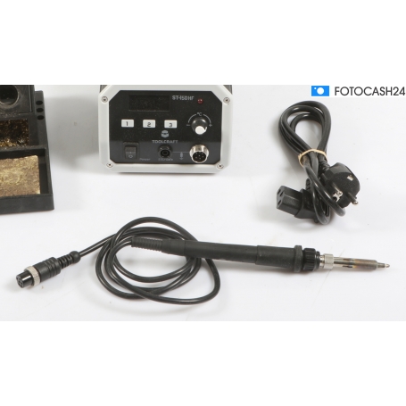 TOOLCRAFT ST-150 HF Hochfrequenz-Lötstation digital 150 Watt 50 bis 480°C mit Lötspitze (291521)