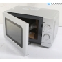 Exquisit WP 700 J17-3 Stand Mikrowelle, 700 Watt, 20 Liter, 5 Leistungsstufen, silber (291534)