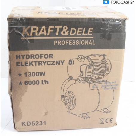 Renkforce RF-3425178 Hauswasserwerk Hauswasserpumpe Garten-Bewässerungs-Pumpe 230V 3100l/h grün (291588)