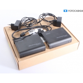 Digitus DS-55202 HDMI Netzwerk KVM-Extender-Set Verlängerung Receiver 1920x1080P USB schwarz (291830)