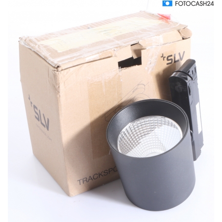 SLV TRACKSPOT V Strahler für 3-Phasen Hochvolt-Schienen-System, Ø10cm, 32W, 3000K, 50°, schwarz (1008855) (291837)