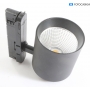 SLV TRACKSPOT V Strahler für 3-Phasen Hochvolt-Schienen-System, Ø10cm, 32W, 3000K, 50°, schwarz (1008855) (291837)