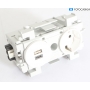 Hager GAPSET1 1xArbeitsplatz, mit 3 Steckdosen+USB-Charger, 15W, 2xRJ45, Cat.6A, Frontrastend, verkehrsweiß (291852)