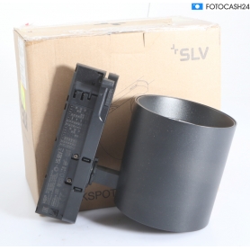SLV TRACKSPOT V Strahler für 3-Phasen Hochvolt-Schienen-System, Ø10cm, 32W, 3000K, 50°, schwarz (1008855) (291859)