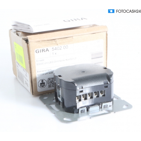 Gira 540200 Universal-LED-Dimmeinsatz, Komfort, 2-fach, System 3000 (291863)