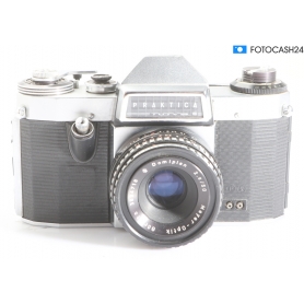 Praktica Nova B Analog Kamera mit Mayer-Optik Görlitz Domiplan Objektive 2.8/50 (292316)