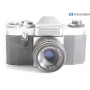 Praktica Nova B Analog Kamera mit Mayer-Optik Görlitz Domiplan Objektive 2.8/50 (292316)