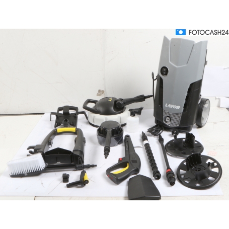 Lavorwash STM 160 KIT 2 Kaltwasser-Hochdruckreiniger 135 bar 2300W senkrecht schwarz gelb (290016)