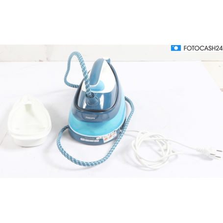 Philips PerfectCare Compact Dampfbügelstation Bügeleisen 6,5bar 1,5 Liter 2400W blau weiß (291969)