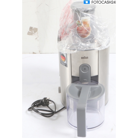 Braun Multiquick 7 J700 Entsafter Saftpresse Obstpresse 1,25 Liter 1000 Watt silber (291980)