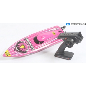 Joysway Rocket V2 RC Motorboot Rennboot 55km/h 2,4GHz RtR 620mm pink (292104)