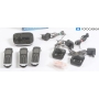 Panasonic KX-TGJ323GB Schnurlostelefon DECT-Telefon 3 Mobilteile analog Anrufbeantworter Freisprechen schwarz (292129)