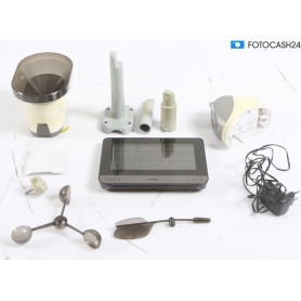 TFA Dostmann WLAN VIEW PRO Wetterstation Funk-Wetterstation Vorhersage Temperatur Luftfeuchtigkeit schwarz (292277)