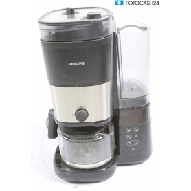 Philips HD7900/01 Kaffeemaschine 10 Tassen Mahlwerk Timerfunktion Warmhaltefunktion schwarz silber (289853)