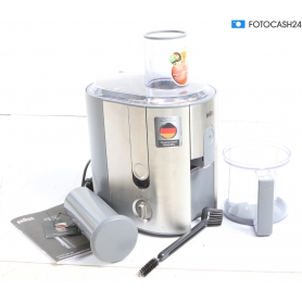 Braun Multiquick 7 J700 Entsafter Saftpresse Obstpresse 1,25 Liter 1000 Watt silber (292677)