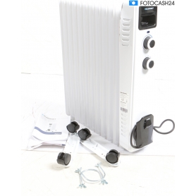 Blaupunkt HOR501 Ölradiator 22 m² 2500 W Weiß, Schwarz (293010)