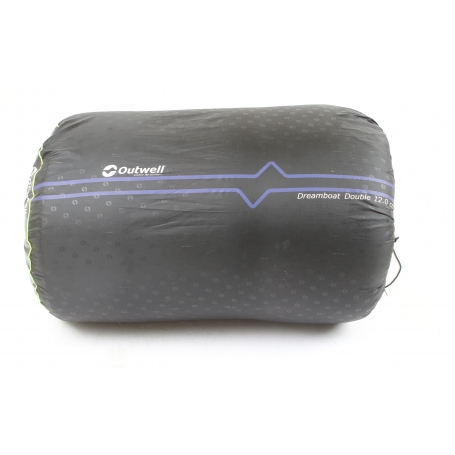 Outwell Dreamboat Double Luftbett Luftmatratze Campingbett Gästebett Reisebett 200x140x12cm blau (293241)