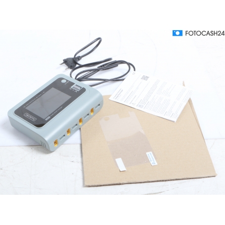 Toolkit Q4AC XT60 RC Modellbau-Ladegerät 5A LiHV LiIon LiFePO LiPo NiMH Blei Entladefunktion grau (293503)