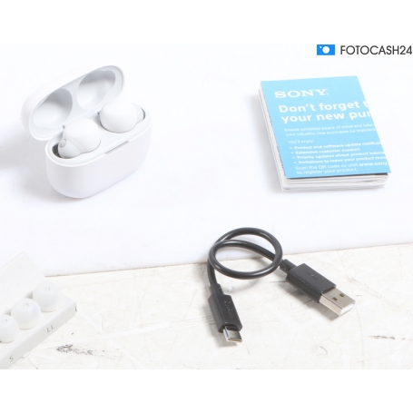 Sony LinkBuds S True Wireless-Kopfhörer Mikrofon Bluetooth aktive Rauschunterdrückung weiß (292983)
