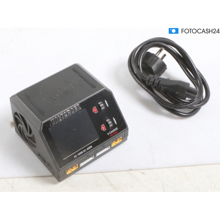 VOLTCRAFT Modellbau-Ladegerät 20A LiPo LiHV LiFePO LiIon NiMH NiCd Temperaturüberwachung schwarz (293254)