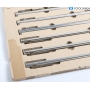 AEG TR3LV Flexirunners Backauszug Backblech-Teleskopauszug 31,5x383x14mm 3 Paar Edelstahl (293908)