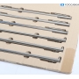 AEG TR3LV Flexirunners Backauszug Backblech-Teleskopauszug 31,5x383x14mm 3 Paar Edelstahl (293908)