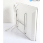 Etherma SN-2000-eco Wandkonvektor mit Thermostat, weiß, 74x44cm, 2000W, 230V (40516) (293910)