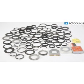 Diverse Metall Filteradapter Step Up Ringe Step Down Set KONVOLUT (293927)