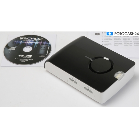 Grothe Echo 120 Elektronik Gong Echo, 8-12V AC/DC, schwarz (293939)
