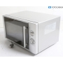 Severin MW 7772 Stand-Mikrowelle 38 Liter 51cm breit 900W Grillfunktion silber (294073)