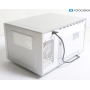 Severin MW 7772 Stand-Mikrowelle 38 Liter 51cm breit 900W Grillfunktion silber (294073)