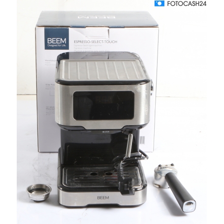 BEEM Siebträger-Maschine Espresso Touch 1100 W, schwarz/Edelstahl (05015) (294281)