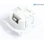 Eberle FIT 3R Uhrenthermostat Raumtemperaturregler Thermostat 230V weiß blau (294355)