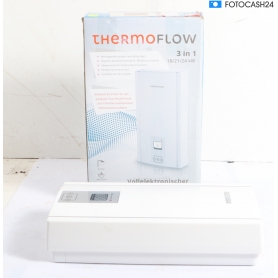 Thermoflow Elex 3-in-1 A Durchlauferhitzer Warmwasserbereiter Übertischmontage 18/21/24kW weiß (294597)